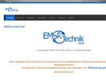Tablet Screenshot of emsrtechnik.de